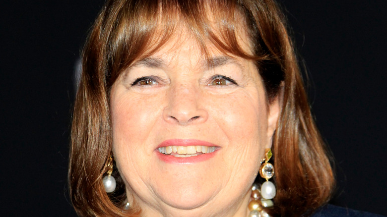 Ina Garten in pearl earrings