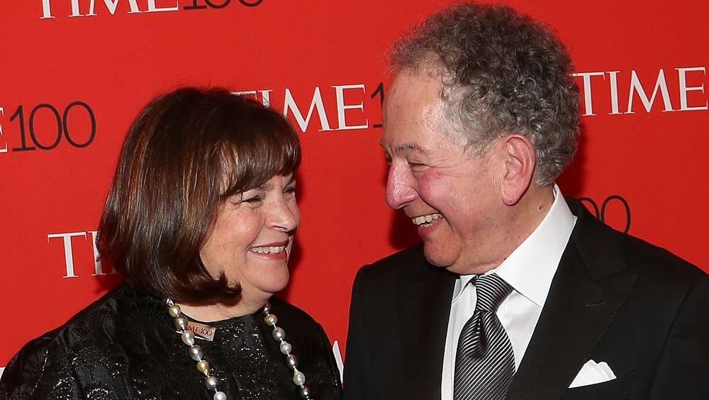 Ina Garten smiling at her husband