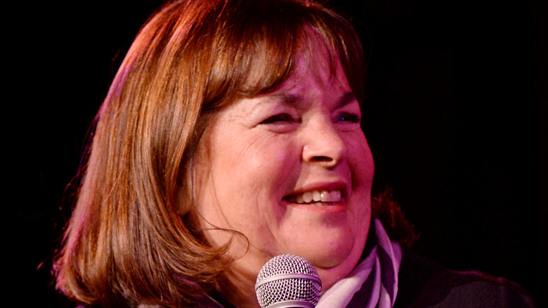 Ina Garten at the microphone