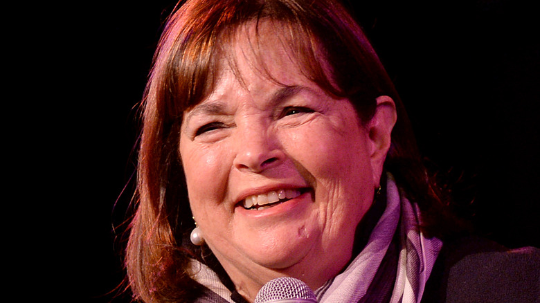 close up of ina garten's face