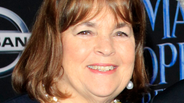 Ina Garten in pearl earrings