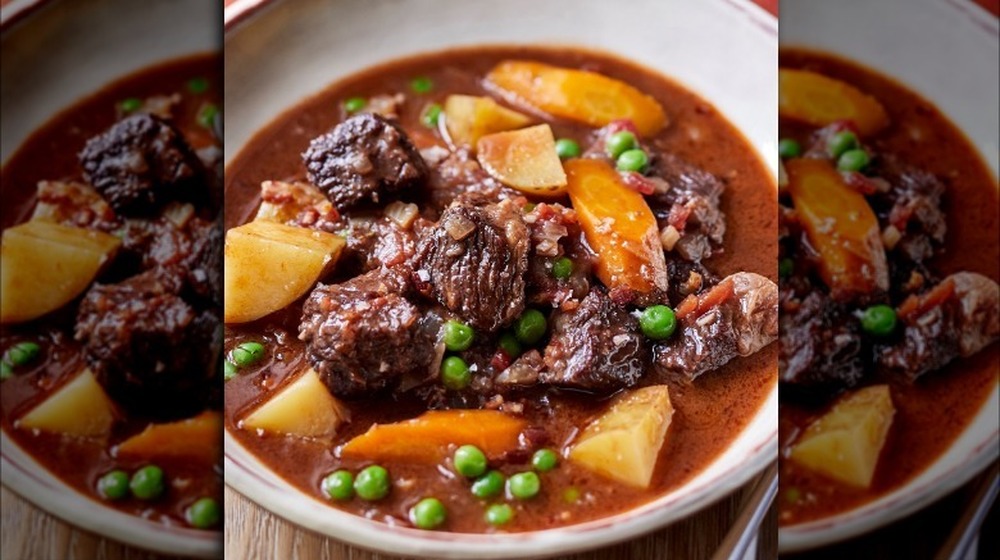 Ina Garten ultimate beef stew in bowl