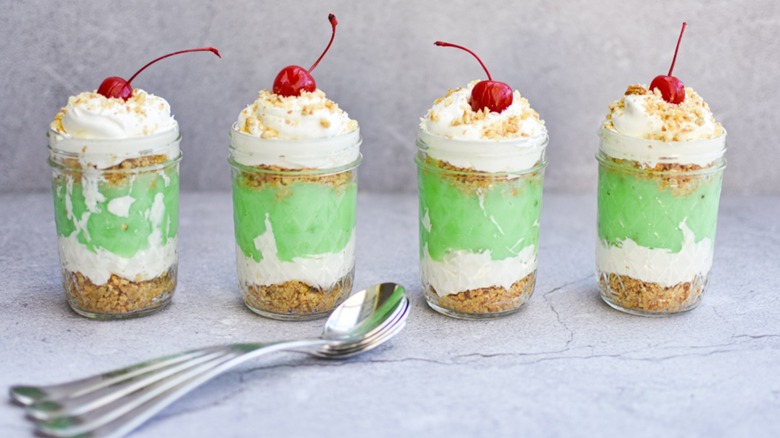 individual pistachio torte dessert cups