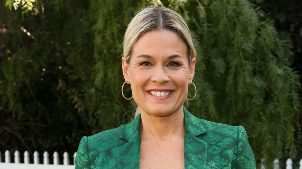 A profile shot of Cat Cora