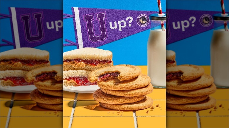 Peanut butter and jelly cookies
