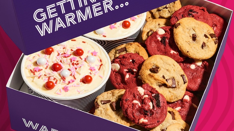 Insomnia Cookies valentine's day box