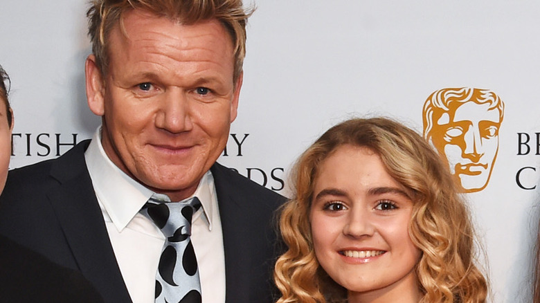 Gordon and Tilly Ramsay smiling