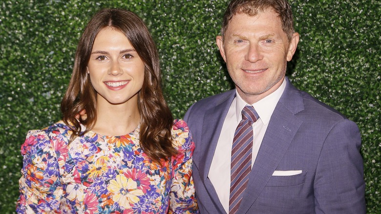 Bobby and Sophie Flay smiling