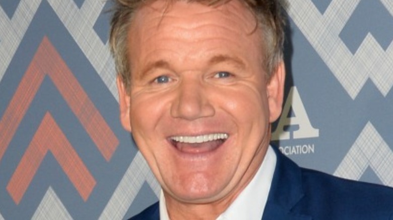 Gordon Ramsay smiles