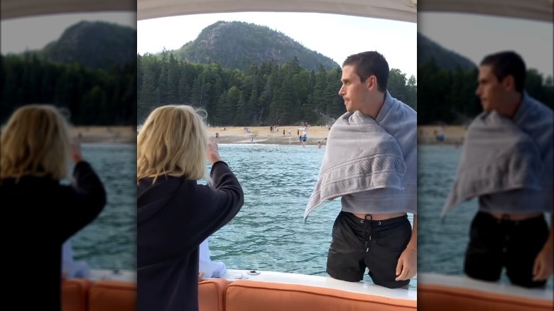 Antoni Porowski on Martha Stewart's yacht