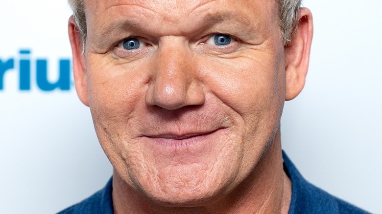 Gordon Ramsay smirking