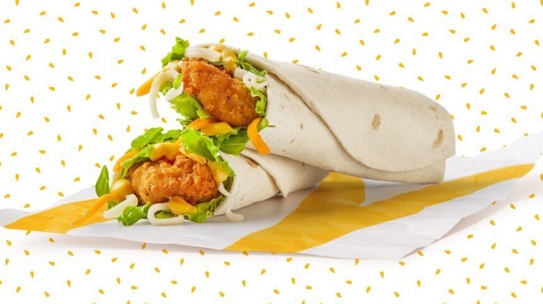 Two McDonald's Snack Wraps