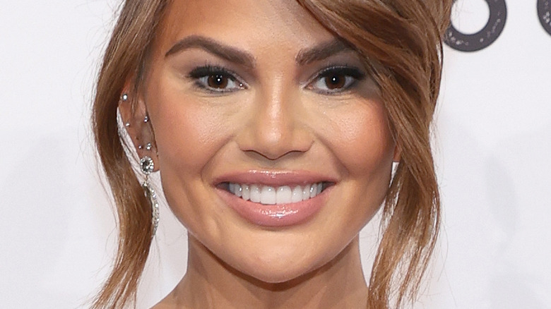 Chrissy Teigen smiling