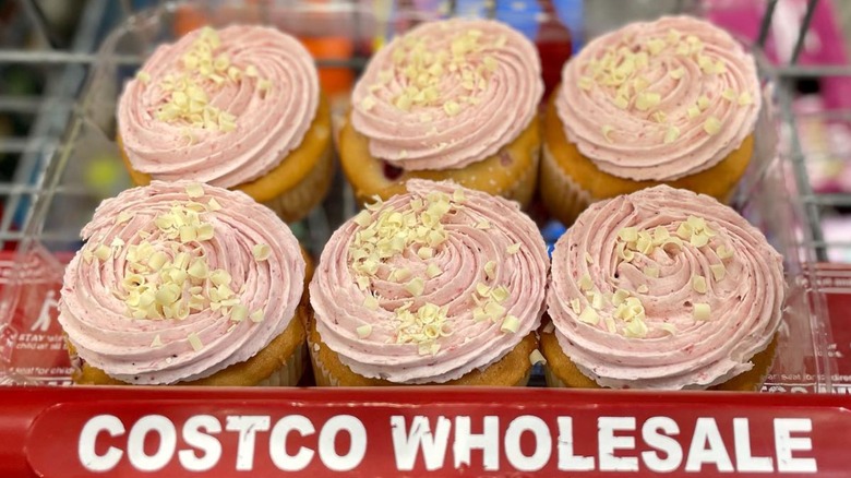 Mini Raspberry Cakes at Costco