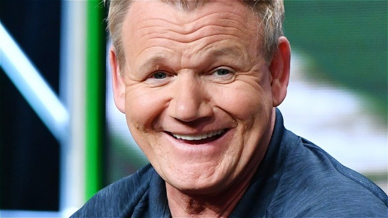 Chef Gordon Ramsay's face