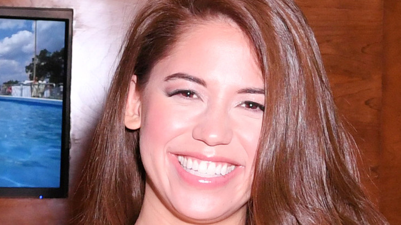 Closeup of Molly Yeh smiling