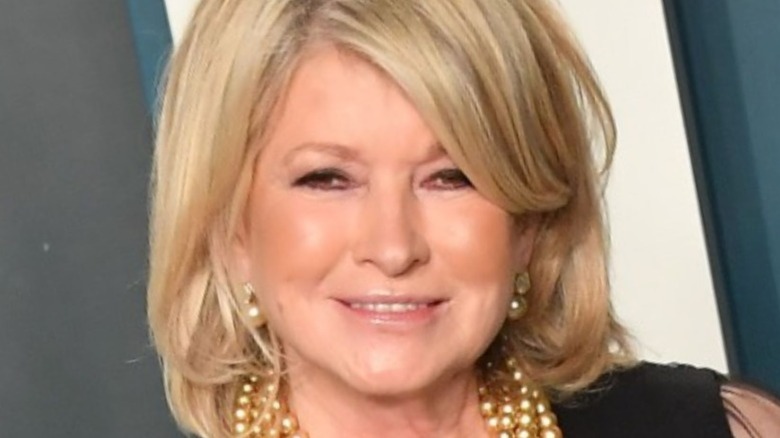 Closeup of Martha Stewart