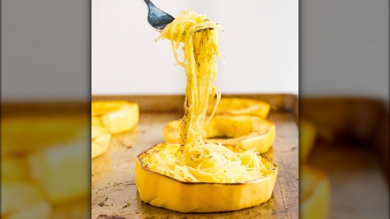 Spaghetti squash rings