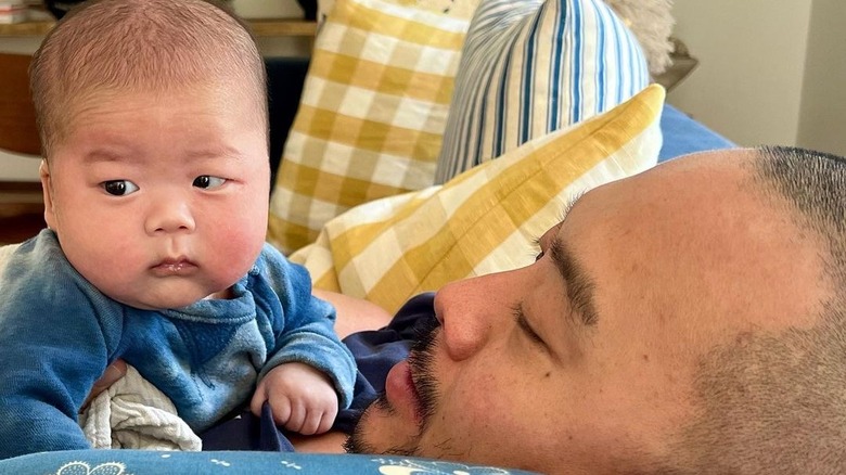 David Chang with Gus Chang