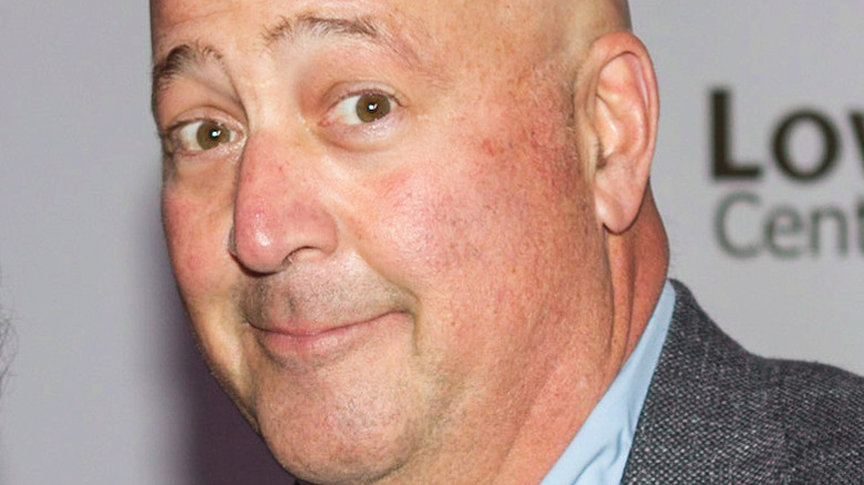 Andrew Zimmern raising eyebrows