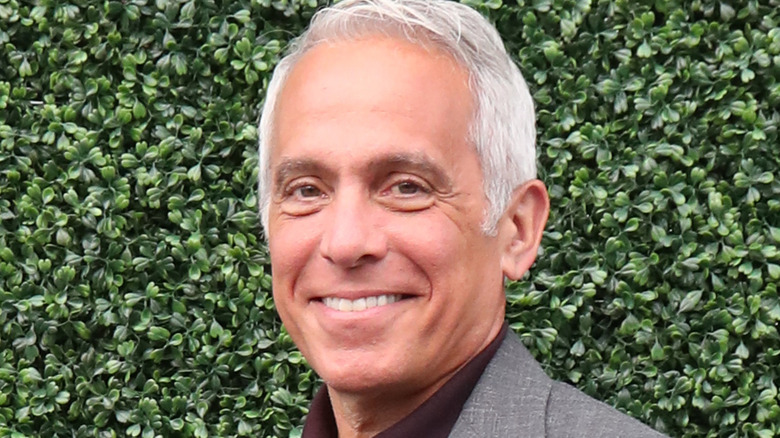 close up of geoffrey zakarian's face