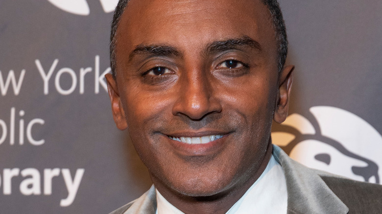 Marcus Samuelsson gray jacket