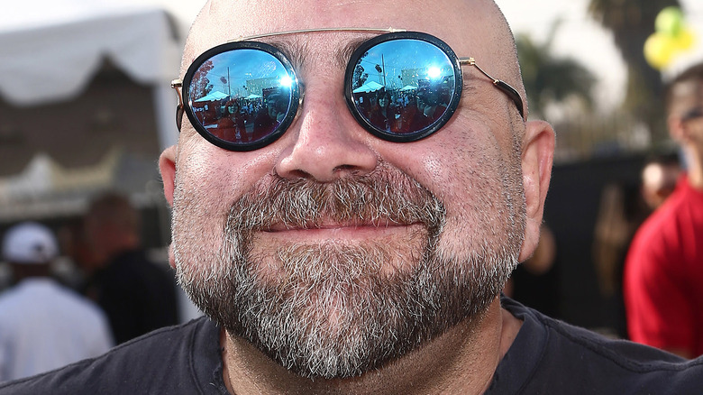 Duff Goldman wearing sunglasses