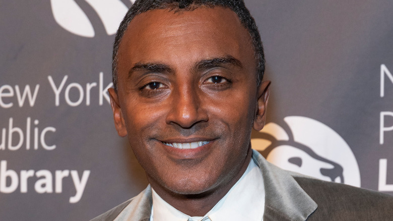 Marcus Samuelsson red carpet close up