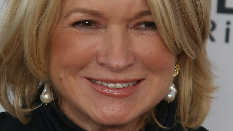 Martha Stewart smiling and looking to the side
