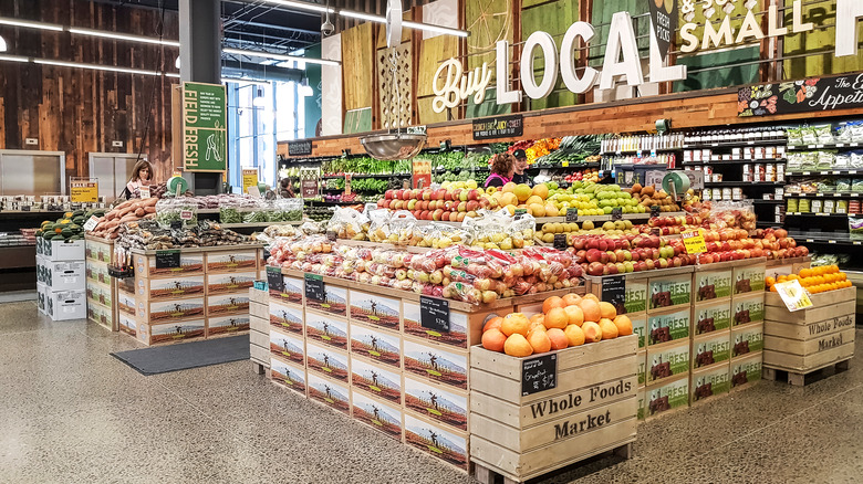 Whole Foods produce aisles