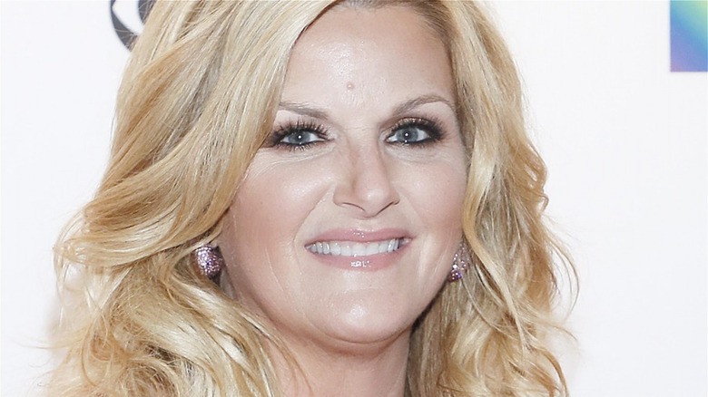 Trisha Yearwood smiles in close-up