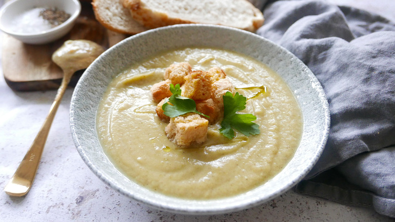 Instant Pot Broccoli Cauliflower Soup Recipe