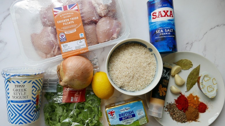 ingredients for chicken biryani