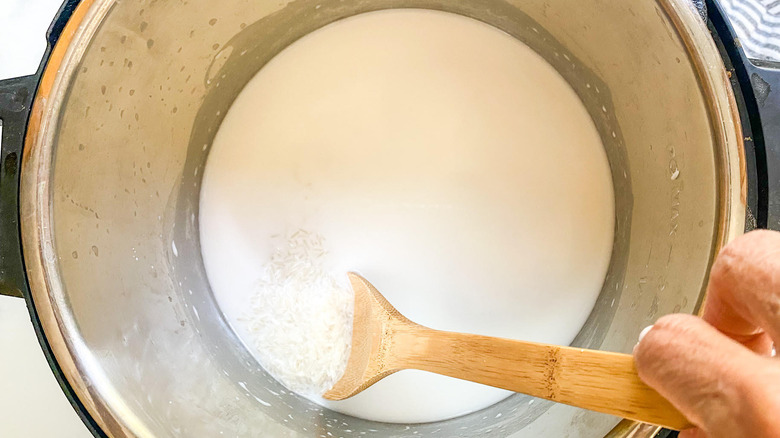 rice ingredients in Instant Pot