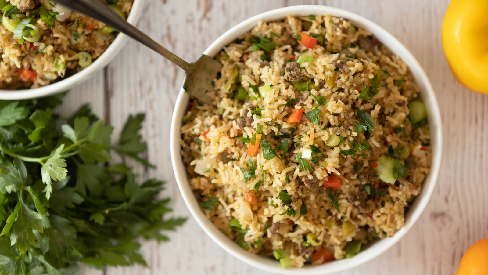 Instant Pot Cajun Dirty Rice - My Forking Life