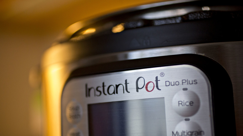 Instant pot on counter