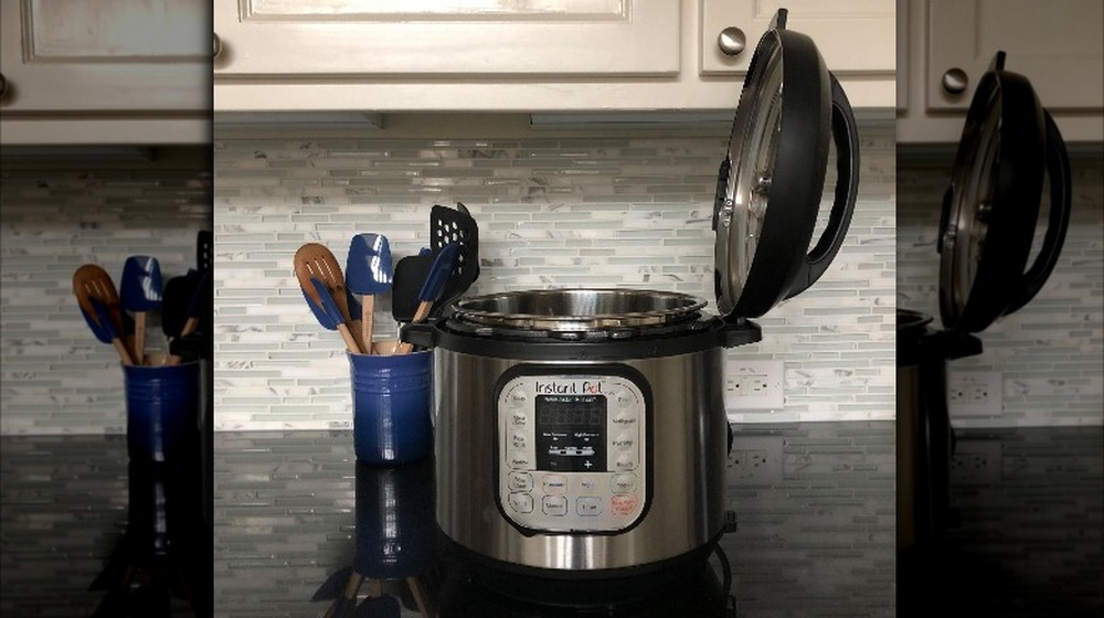 Instant pot on counter
