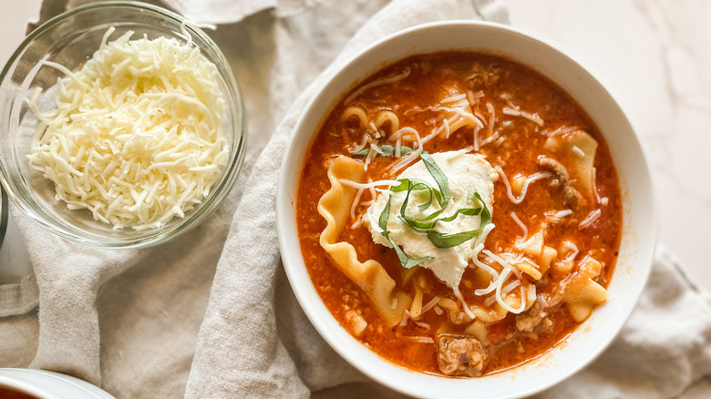 Instant Pot Lasagna Soup Recipe