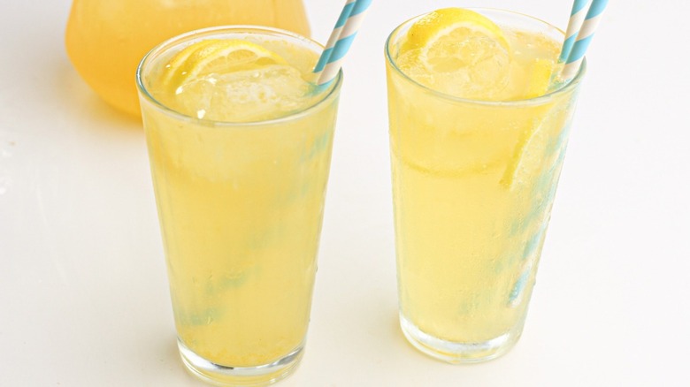 lemonade in glasses 