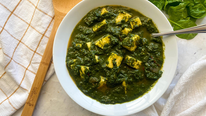 Photo of saag paneer