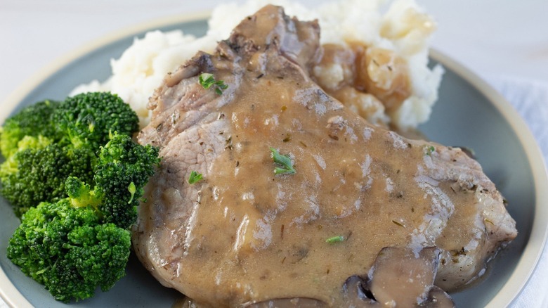 smothered pork chops