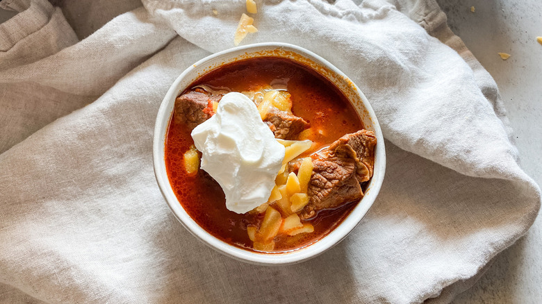 Instant Pot steak chili