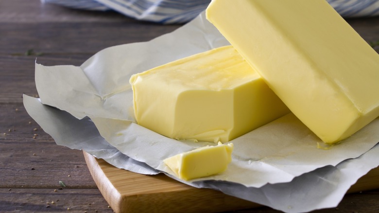 Two blocks of butter