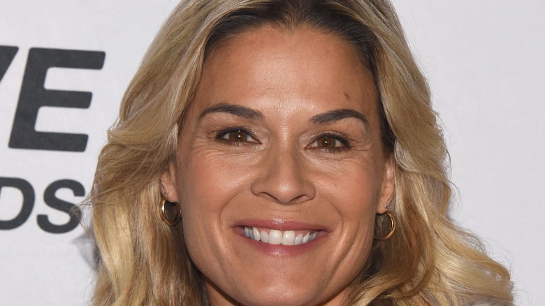 Iron Chef Cat Cora smiling