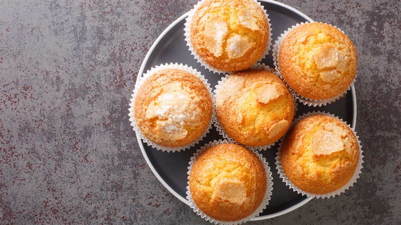 muffin with top view