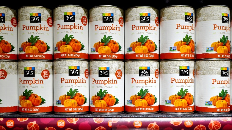 Whole Foods brand of canned pumpkin