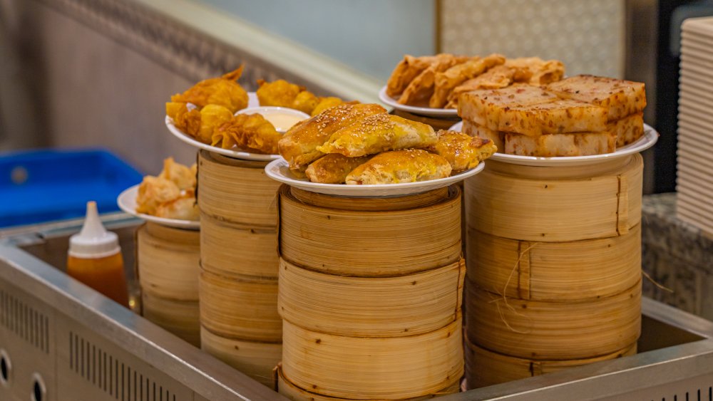 Dimsum in a cart