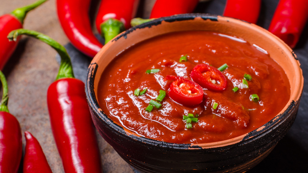 hot sauce in a bowl