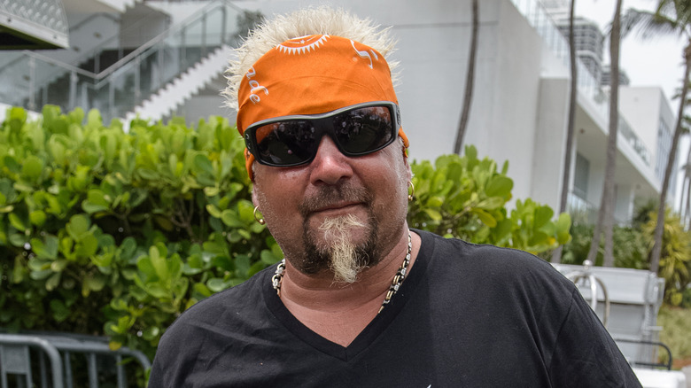 Guy Fieri wearing bandana