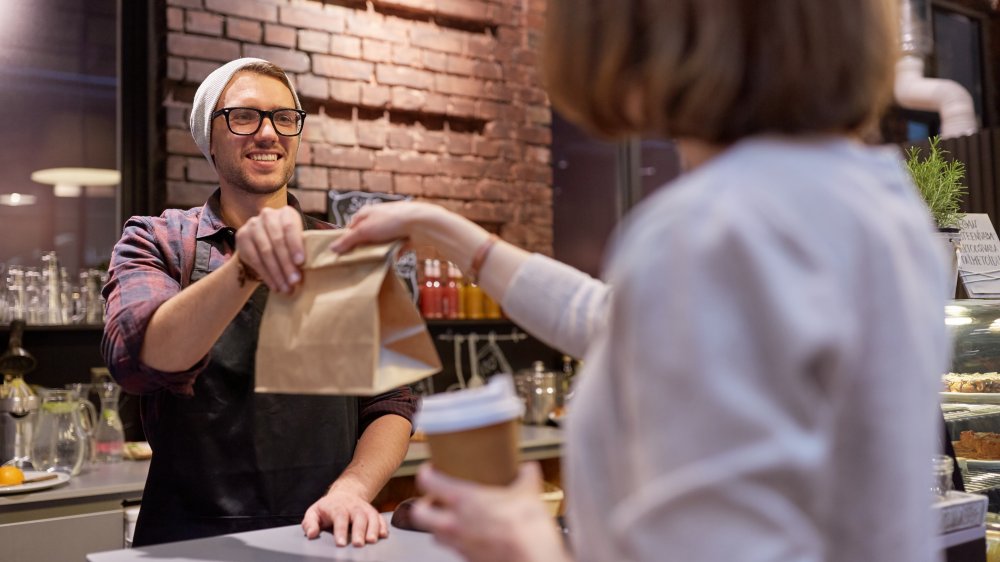 getting takeout food